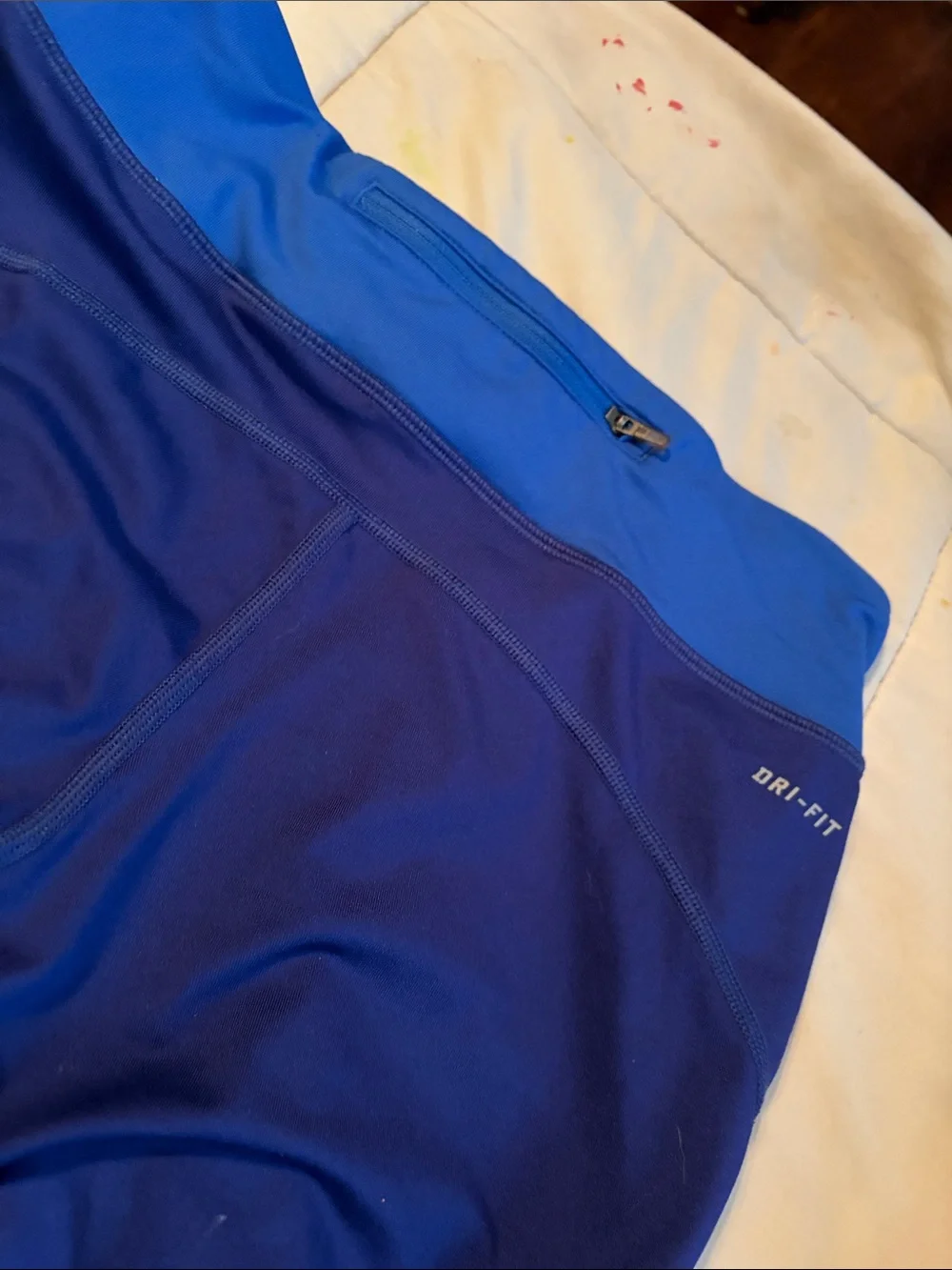 Dri-FIT Blue & Royal Blue Athletic Leggings